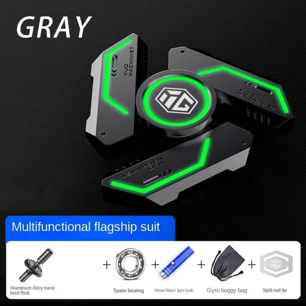Boys Fidget Spinners Metal Luminous EDC Finger Toys Stress Relief Pressure Reduction Relieving Stress Stress-re