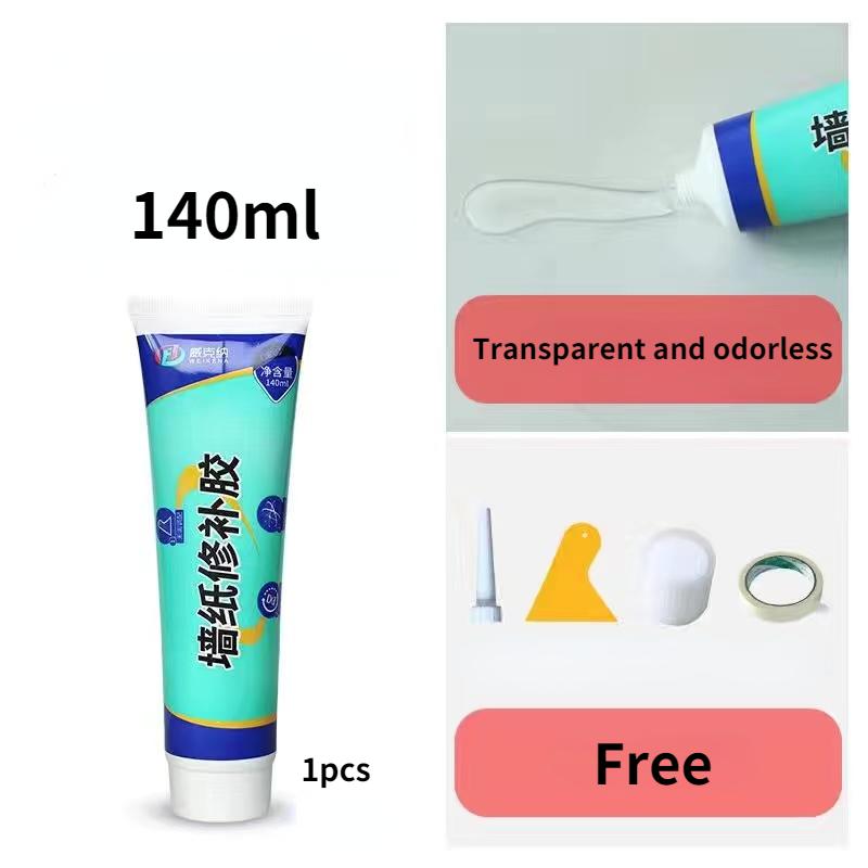 Tapetlim Pasta Tapet Plakat Gardin Spesiallim Sterkt Fargeløst og Smakløst Reparer Skjev Kant Avskalling