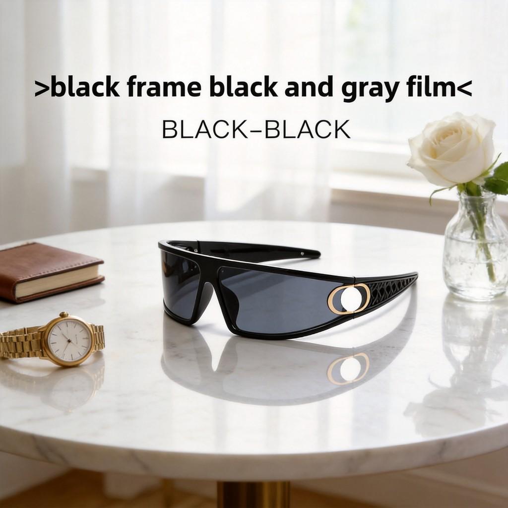 Headband Sunglasses With Uv400 Protection For Outdoor Activities And Fashion Photography