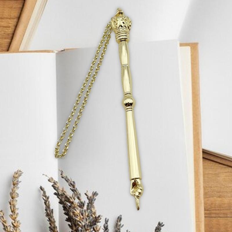 Torah Pointer Yad Torah Scroll Reading Hand Assistant Hand Pointer and Connected Chain Bible Pointer Jewish Gift Unisex