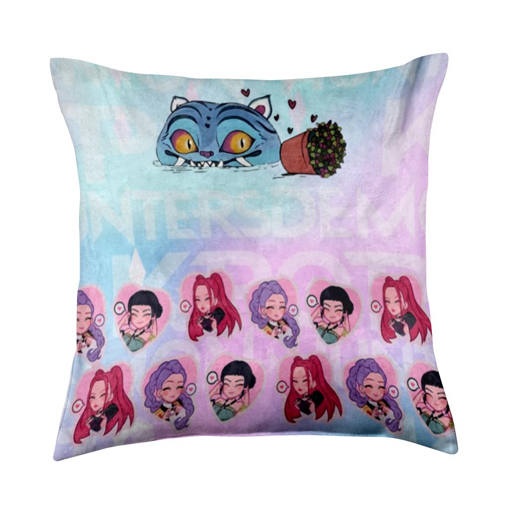 Linen Printed Pillowcase, Home Decoration Pillowcase, Easy To Clean, 18*18in Pillowcase, Suitable For Sofa, Car, Bed