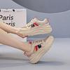 Fashion Shoes for Women's Mesh Hollow Out Thick Sole Inner Height Increase Casual Shoes Breathable Women's  Sneakers Zapatillas De Mujer