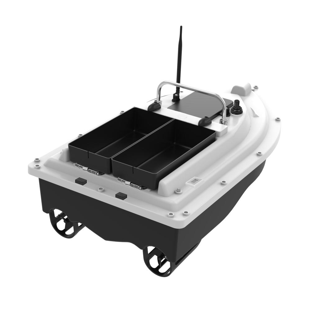 Single Hand Remote Control GPS Positioning Fishing Bait Boat Auto Return 500m Wireless Depth Fish Finder D26C Double