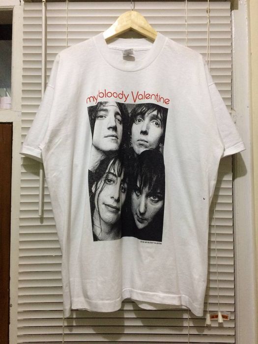 My Bloody Valentine Shirt My Bloody Valentine White T-shirt VN2621 XXXXL