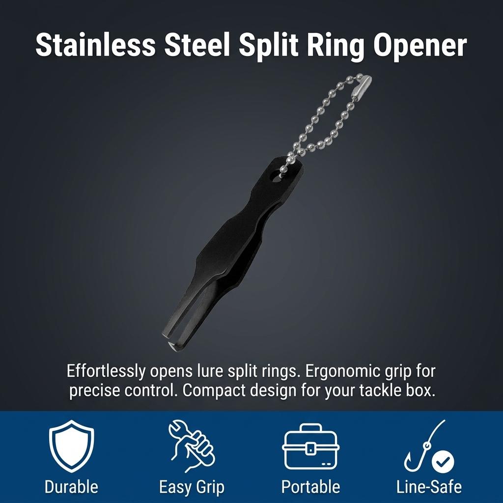 Stainless Steel Fly Fishing Lure Quick Opener Tool for Outdoor Fishing