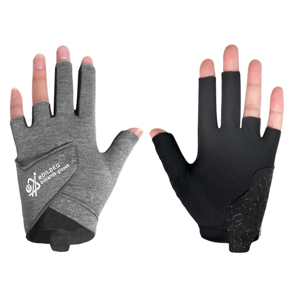 1PC Professional Billiards Gloves With Anti-Slip Pads Breathable And Sweat-Wicking Snooker Gloves Self-Adhesive Cloth Fixed For Left Hand