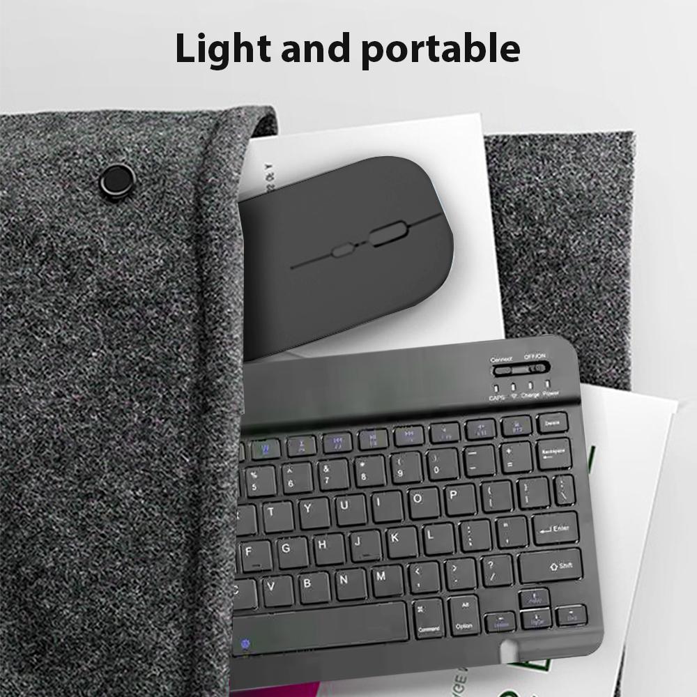 Xiaomi Bluetooth Wireless Keyboard Compatible All Bluetooth Devices Multilingual Bluetooth Keyboard And Mouse Ipad Keyboard Accessory