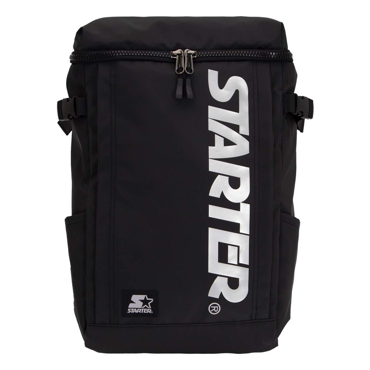 

Рюкзак BS200723 Рюкзак Daypack Рюкзак поліестер, кругла блискавка, водонепроникний чорний x сріблястий [Starter] 21-16
