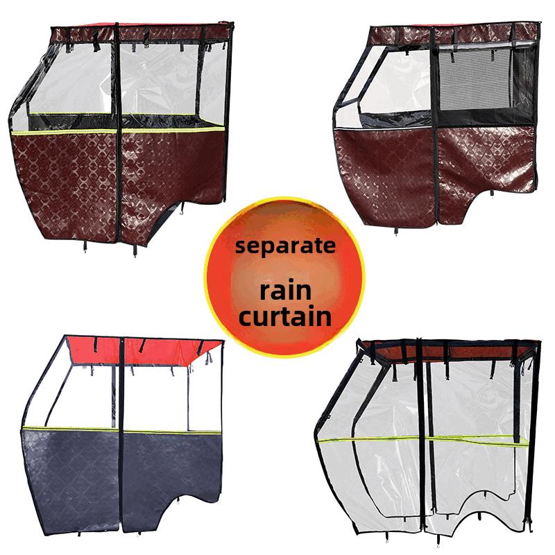 Green Seeker Dreirad Transparenter Regenschutz