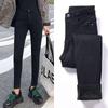 Women's High Waist Skinny Fleece-Lined Denim Pants - Thickened Warm Winter 2025 Trousers