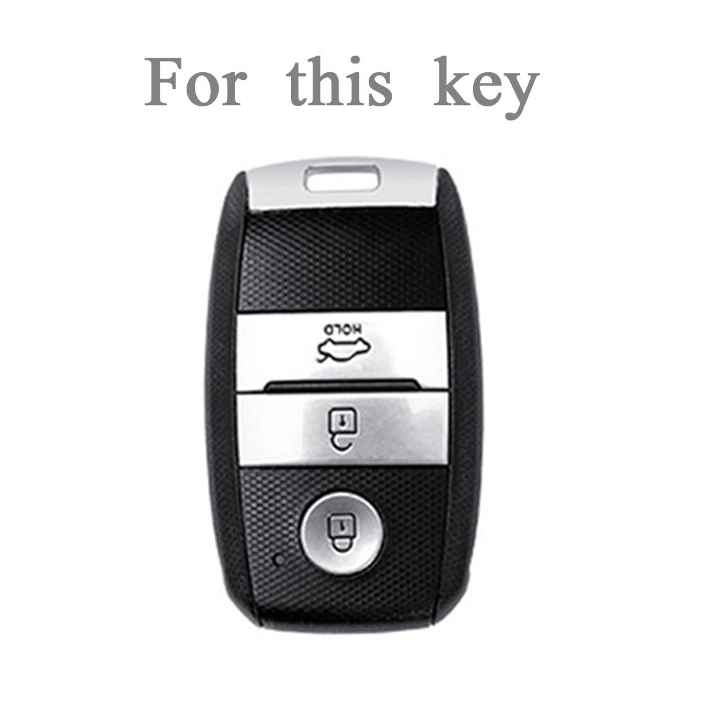 3 Buttons Tpu Car Remote Key Case Cover Shell Fob For Kia Sportage Cerato Optima K2 K3 K4 K5 Rio Picanto Soul Sorento Sedona