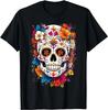 Dia De Los Muertos 2025 Sugar Skull La Catrina Halloween T-Shirt
