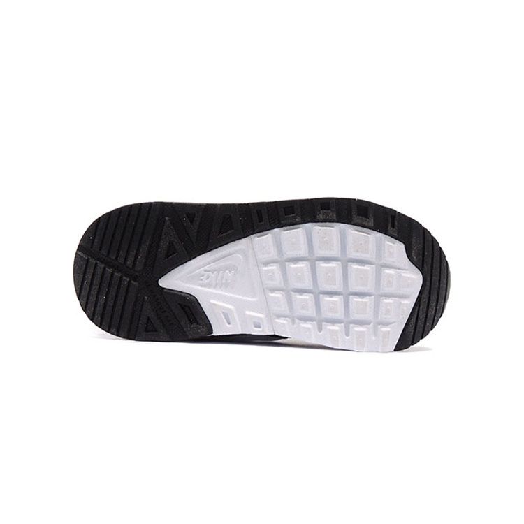 Nike Air Max Command Flex Comfortable Versatile Low-Top Walking Shoes Baby Shoes Black White 844348-011