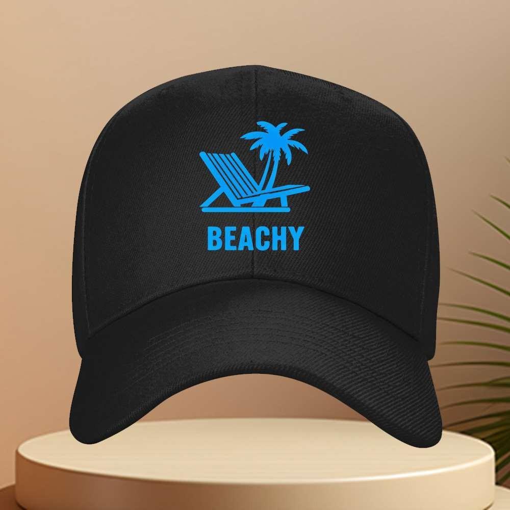 Beachy Chair Graphic Baseball Cap Unisex Adjustable Polyester Summer Outdoor Hat