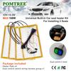 Nouveau kit chauffant intégré pour siège de voiture 108 W pour 2 sièges Universel 12 V Câble en alliage Coussinets chauffants Interrupteur à double commande 3 niveaux Avec faisceau de câblage
