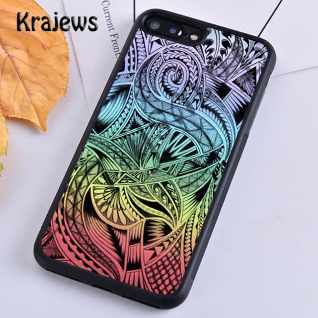 Krajews Maori Samoan Polynesian Tribal Phone Case For iPhone 17 Air 16 15 14 Plus 11 12 13 Pro Max Coque Shell Fundas