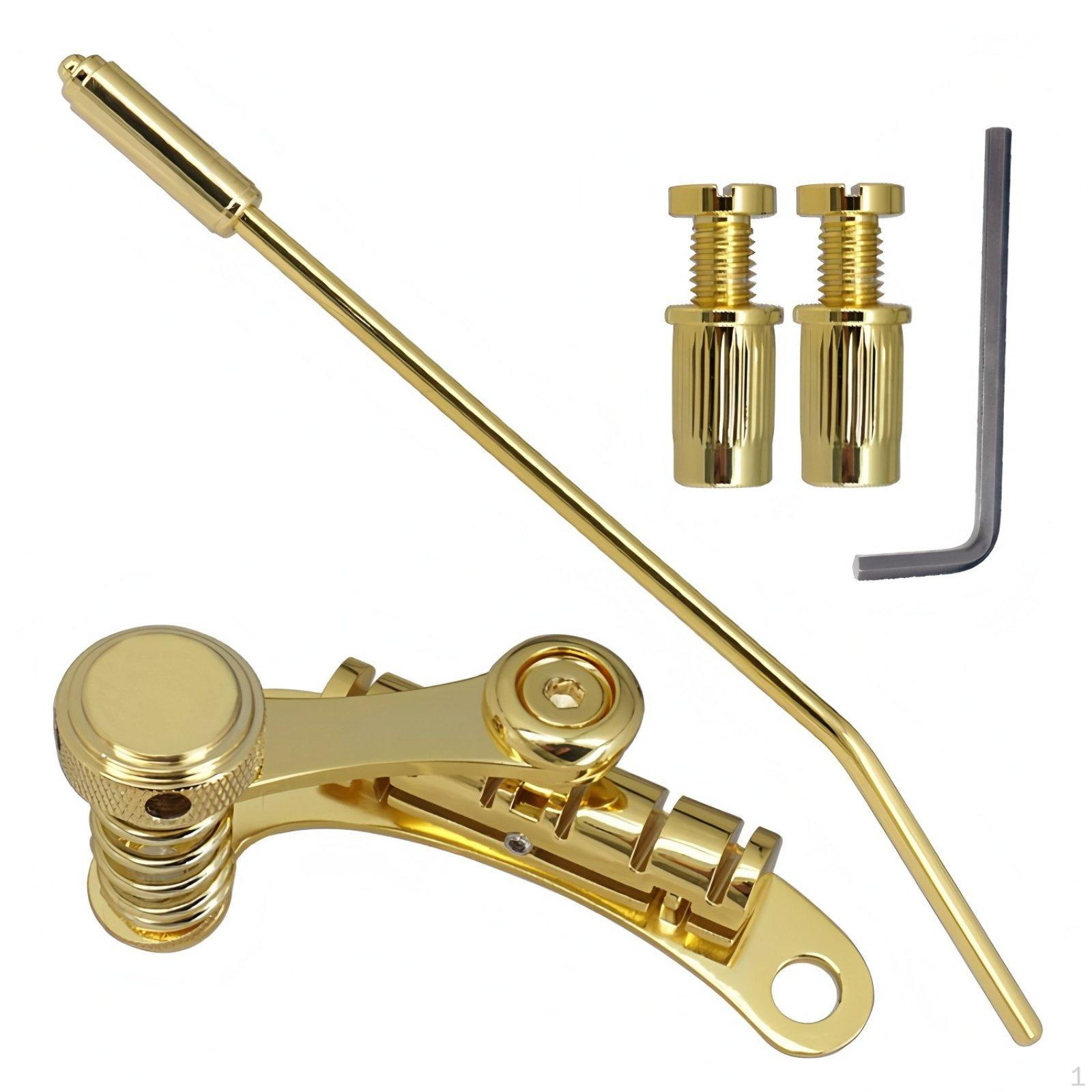 Tremolo Guitar Bridge Adjustable Roller Tuning Stability Tailpiece Bar for