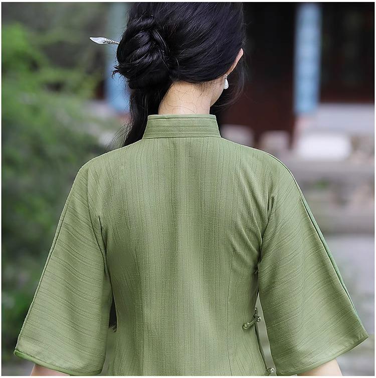 Qipao Roz Toamnă 2025 - Elegant, Subțiere, Stil Retro Versatil pentru Fete