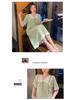 Plus Size Sweet Princess Summer Pajamas - Short Sleeve Nightgown for Women & Girls, Wear Indoors or Outdoors, Fits Up to 220 Jin