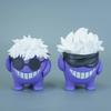 8cm Anime Gengar Cos Gojo Satoru Angel and Demon Action Figures PVC Desktop Decoration Toys Ornament Model Collection Doll Gifts