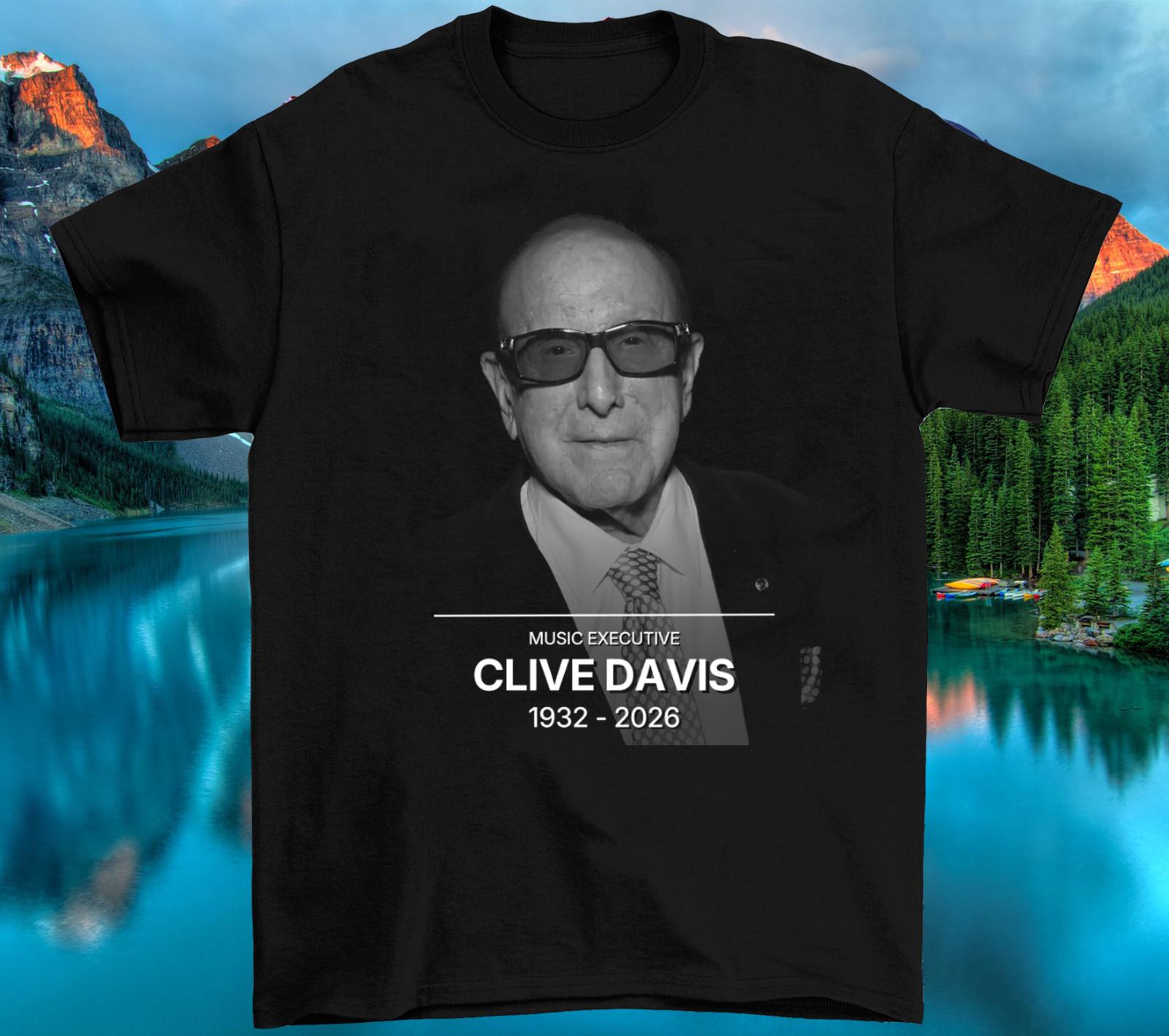 NEW Clive Davis Heavy Cotton Black T Shirt All Size BT1019 S