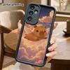 Phone Case: 2D Flat Samsung Galaxy A34 A35 M05 M06 S20 S22 S21 FE Plus 5G Step Protection Case, Angel Wings Capybara, Christmas and Halloween Gifts