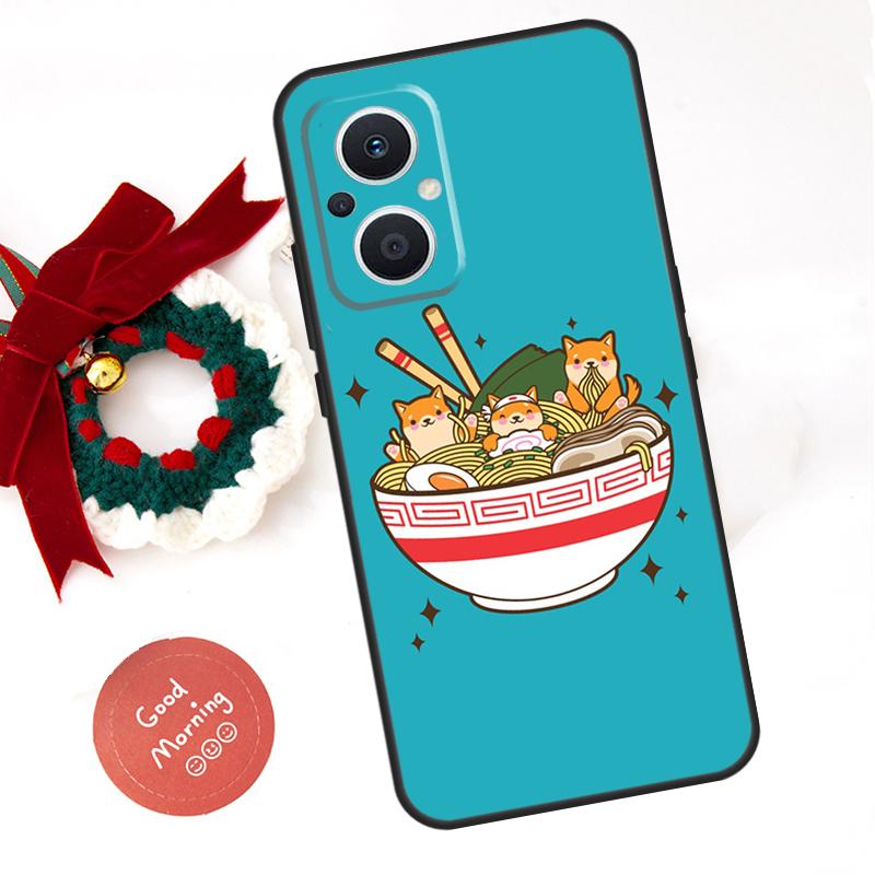 Eating Ramen Noodle Lovers Funda For OPPO Reno 13 F 14 10 11 12 Pro 12F 11F 14F 7 8 Lite OPPO Find X9 X8 X6 X5 Pro Case