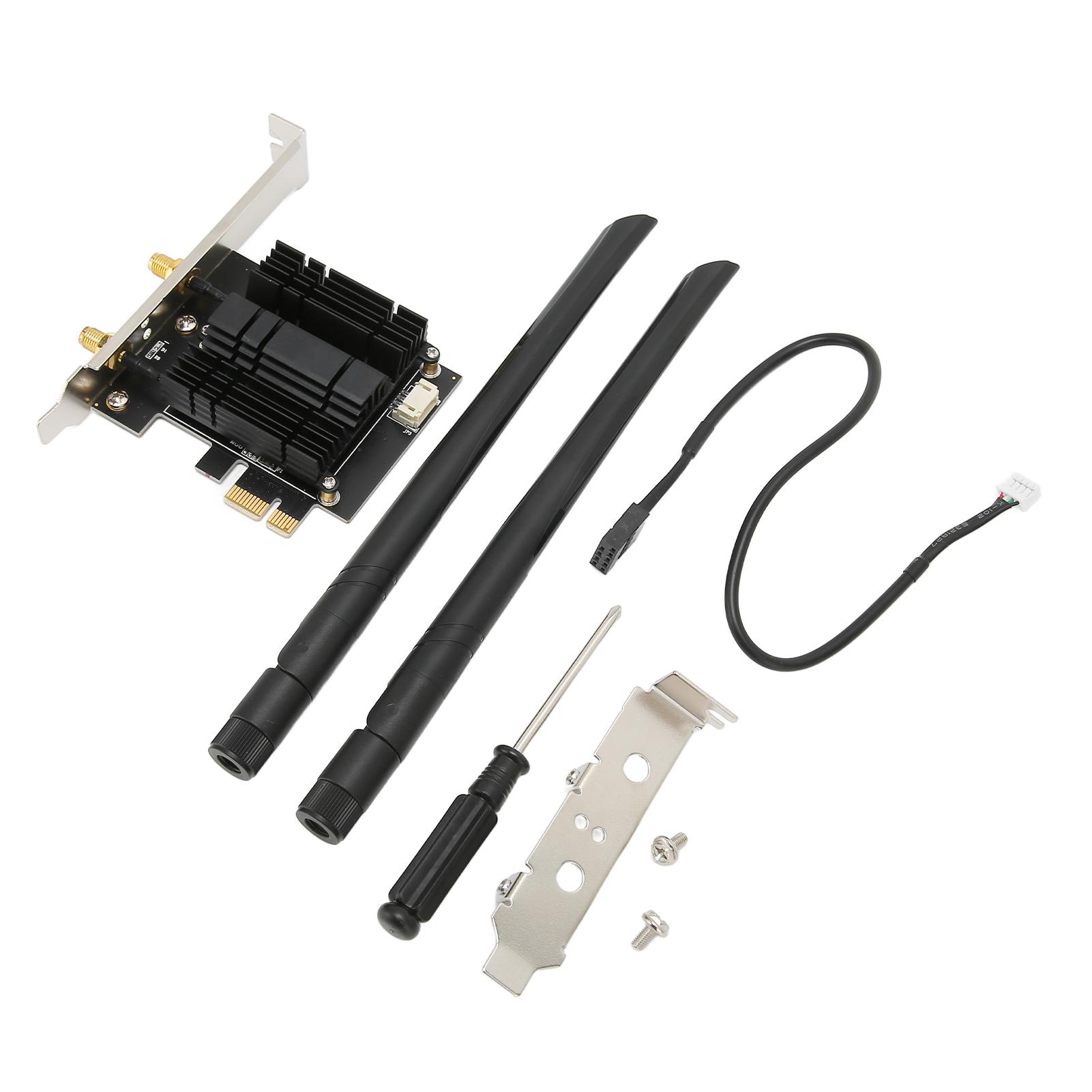 

Адаптер PCIE WiFi Підтримка AC1300 Мбіт/с Bluetooth 4.2 PCIE Wifi Карта 2,4 ГГц 5,8 ГГц Двохдіапазонний Настільний