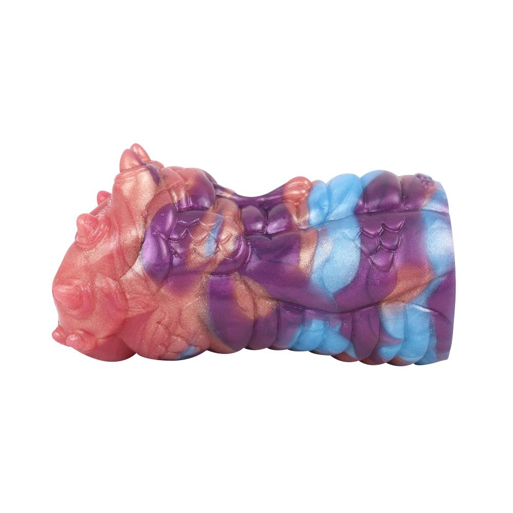 Soft Silicone Fantasy Dragon Male Masturbator Intimate Pocket Artificial Vagina Adult Product Sex Toys For Men Fantasy Dildos