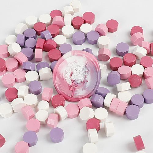 100 Stück Retro Siegelwachs Siegelstempel Wachsperlen Scrapbook-Material Hochzeit Geburtstagsparty Einladungsstempel DIY Stempeldekoration