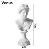 Nordic Style Miniature Plaster Bust Statue Greek Mythology Figurine Famous Sculpture Desktop Ornament Home Decor Drawing Practic