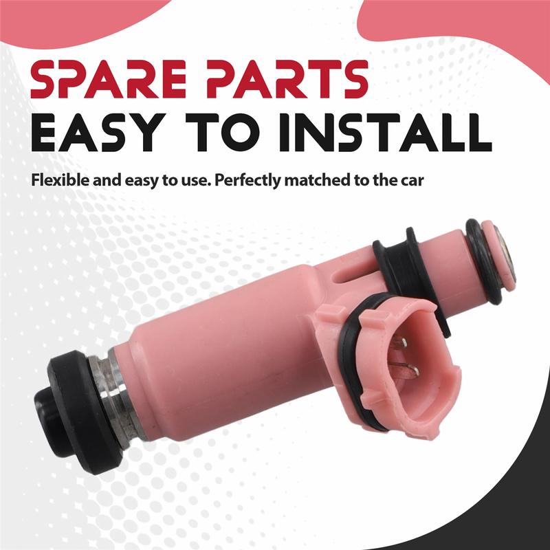 

#962N Fuel Injector 565Cc Replacement Fuel Supply Injection Nozzle 16611-AA510 195500-3910 for Subaru STI WRX Forester (pink)