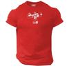 Weight Bar T Shirt Gym Clothing Bodybuilding Workout Exercise Muscles Boxing Top