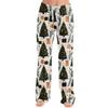 Women's Casual Christmas Print Pants Loose Fit Holiday Trousers