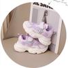 Girls Shoes Spring and Autumn Sports Shoes Foot Stepping Lamp Mesh Children Baby Breathable Mesh Shoes Casual Shoes Medium and Small Children