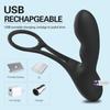 Double Ring Warming Prostate 10 Frequency Rear Court Massager for