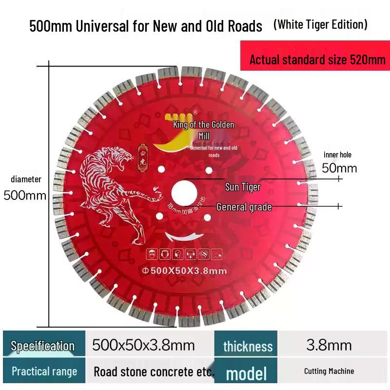 Diamond Saw Blade for Concrete, Stone, Marble & Cement - 300/400/500mm