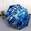 1PC 67 Umbrella-8-Rib Reinforced, Automatic Open, Lightweight & Durable, Fashion Accessory for Outdoor, Beach L0368