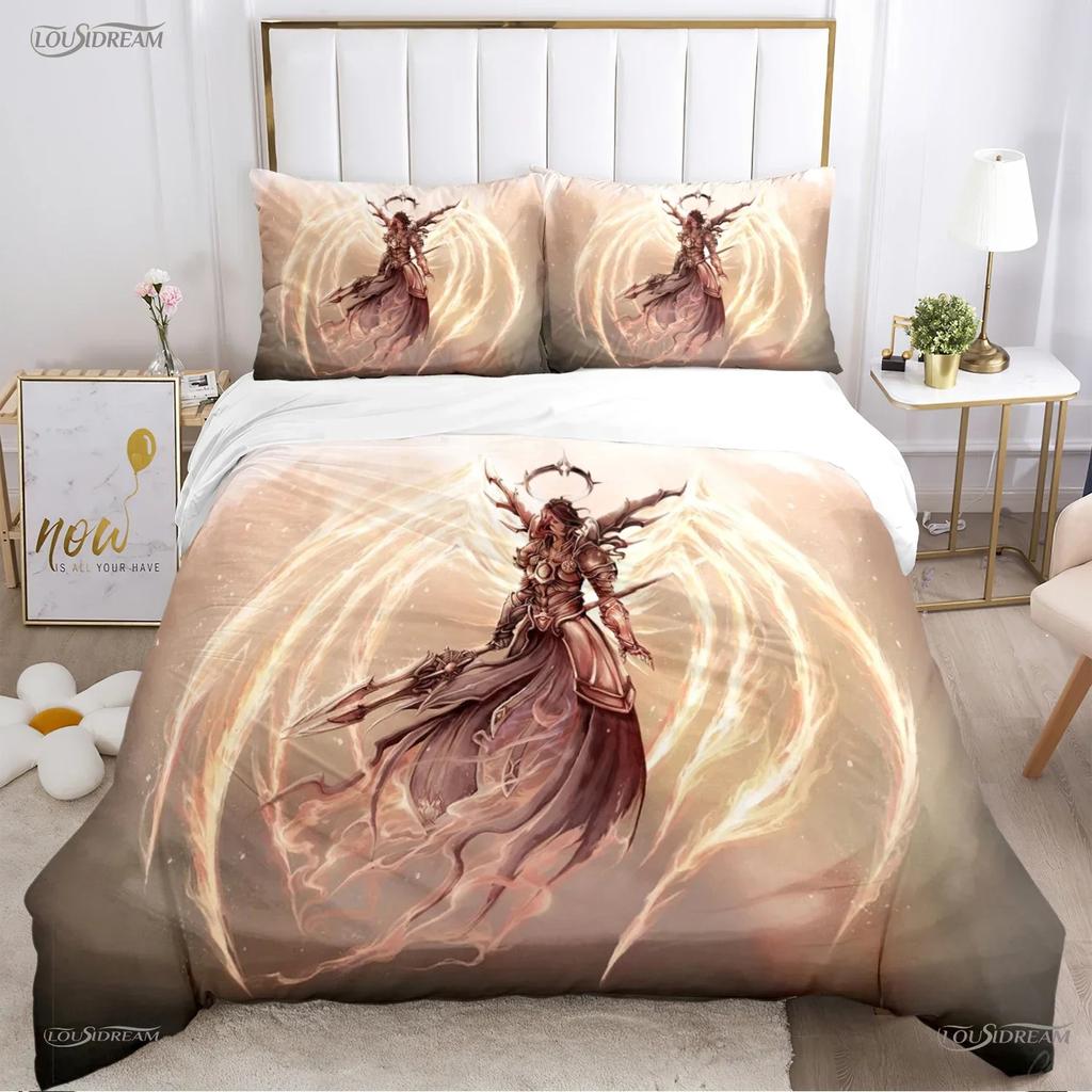 Comforter Angel Warrior Mythical Comforter Bedding Sets Soft And S For Teens Single Double Queen King