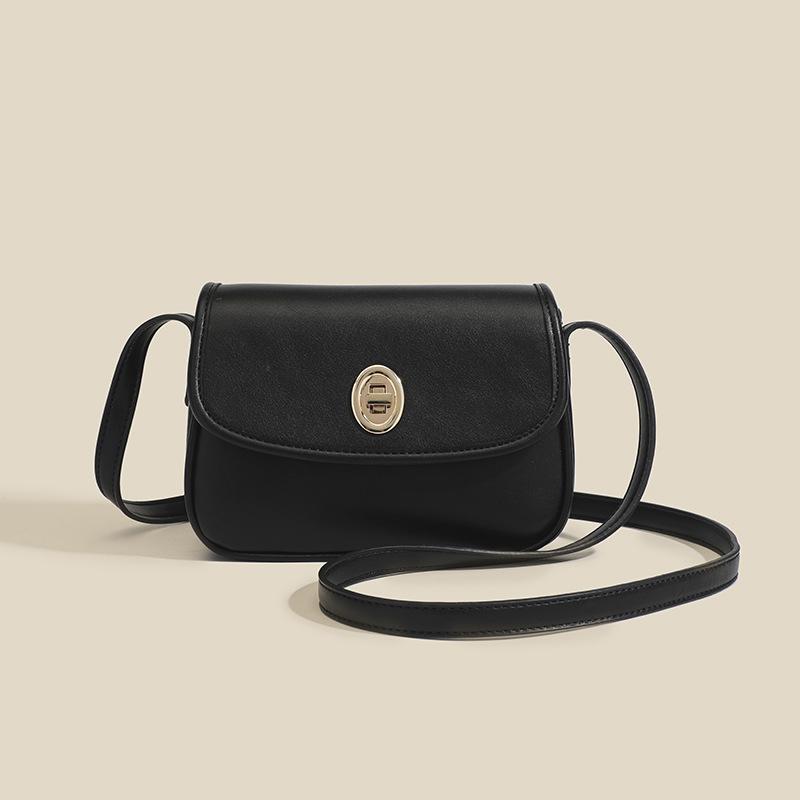 

Versatile Small Square Bag, Saddle Bag, Women s Retro Texture Underarm Bag, Single-shoulder Crossbody Small Bag чёрный