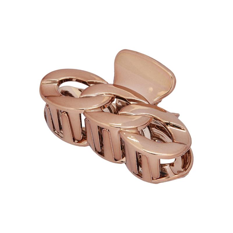 UV-plated Chain Clip European and American Fashion Hair Shark Clip Simple Hair Clip