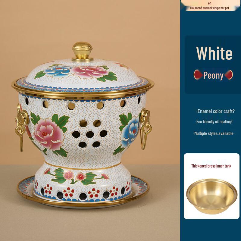 Hanyou Коммерческая эмалированная фиолетово-медная хот-пот на одного человека