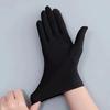 Thin Solid Color Short Gloves High Elastic Spandex Fashion Formal Etiquette for Banquet Prom Stage Performance