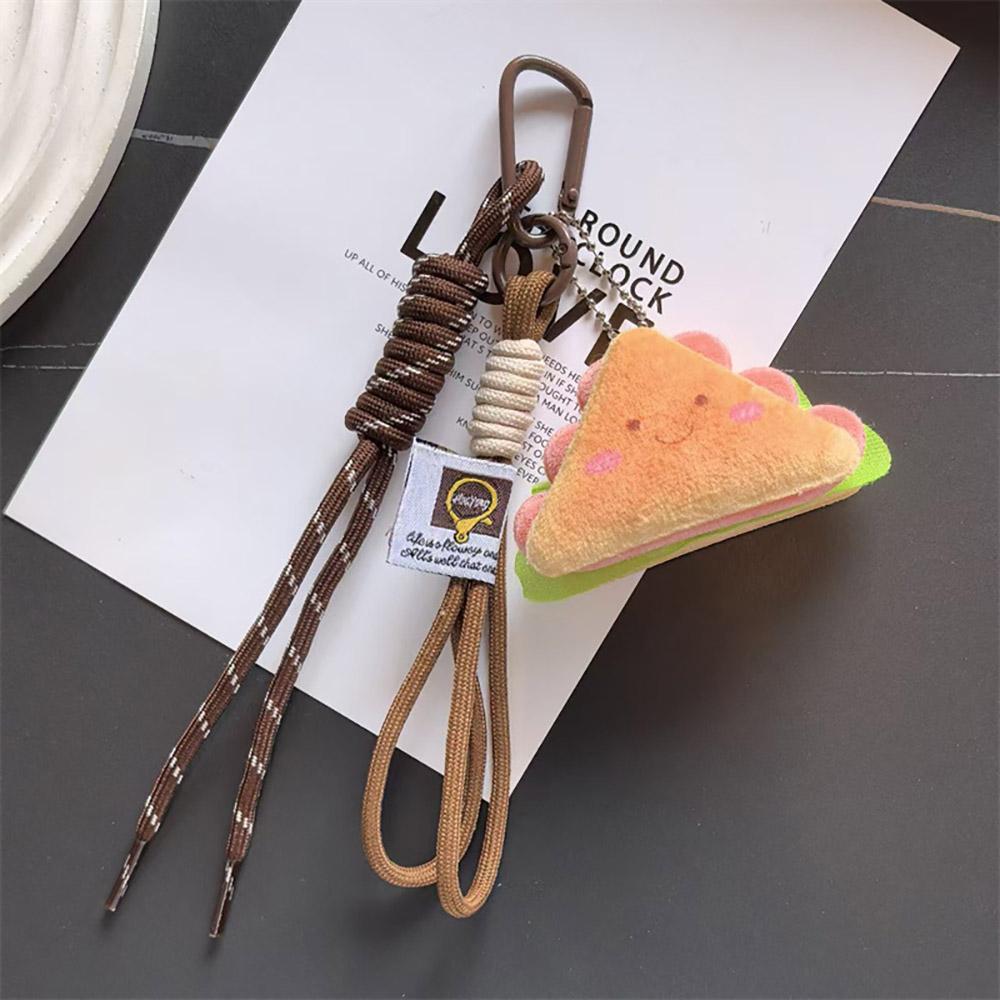Cartoon Bread Pendant Bag Charm Backpack Hanging Piece Car Creativity Jewelry Accessories Gift A561 Bag Charm