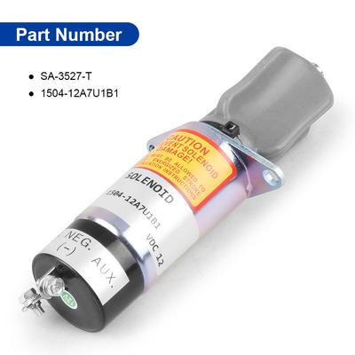 New Solenoid Diesel Shut Down SA-3527-T 1504-12A7U1B1 for Woodward 12V