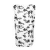 Women's Pleated Square Collar Sleeveless Vest Print T-shirt