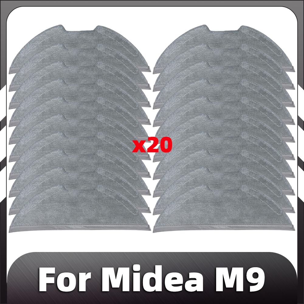 Compatible for Midea M9 Robot Vacuum HEPA Filter Mop Pads Replacement Spare Parts Accessories