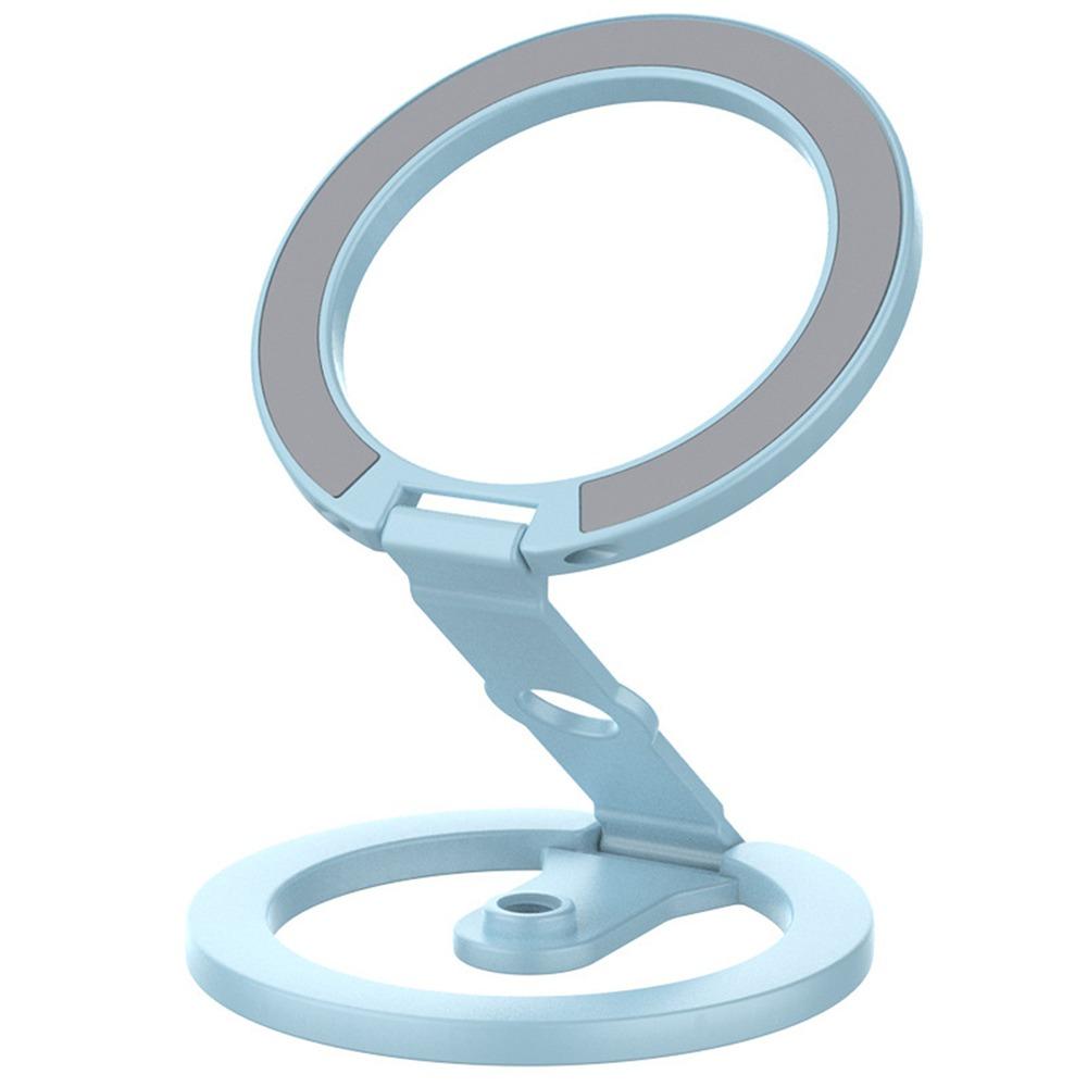 With 1/4 Screw Hole Magnetic Phone Ring Holder Zinc Alloy Phone Grip Stand Phone Accessories синий