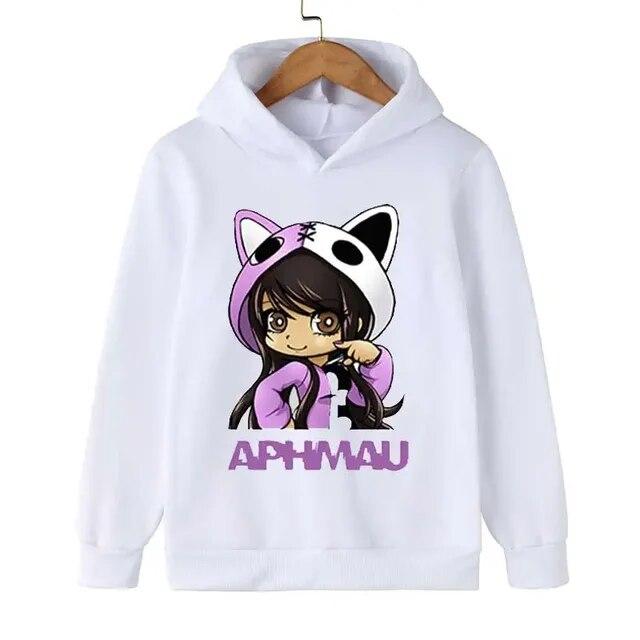Fashion Children Hoodie, Cartoon Anime Girl And Pet With Sleeve Prints Decor Pattern Pullover Sweatshirt, Fall Winter Casual Sport Long Sleeve Top