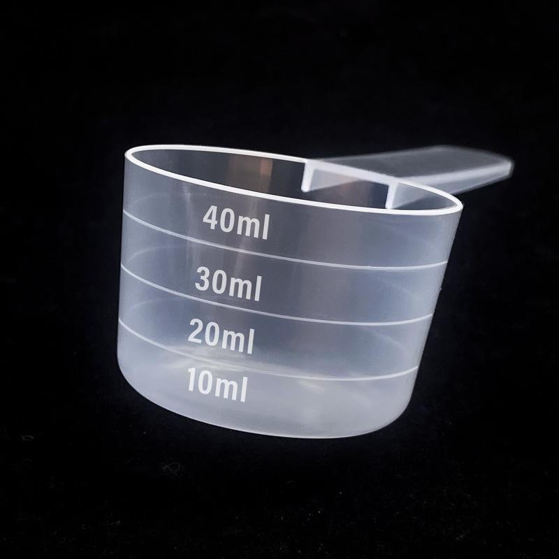 Transparent 20g Plastic Measuring Spoon for Detergent, Fertilizer, and Pesticide (40ml Capacity)